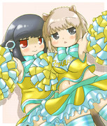 チアヌートリアちゃん＆チアアデリーちゃん。