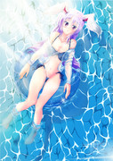 東方　優曇華　海！