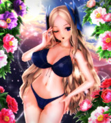 【朝ビキニ：朝風編】朝姫と優雅な ビキニデート♡