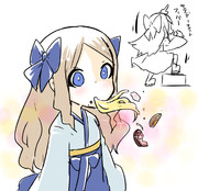 ラーメンが口から出てくる朝風chang