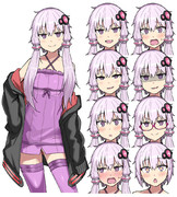 新・結月ゆかりさんの立ち絵だよ