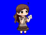 白はんぺんと黒はんぺんを持つ北沢志保BB