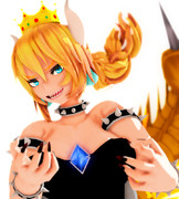 MMDでクッパ姫