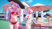 夏のビーチ