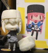 まーた失敗したザンス（汗　タシュケントの顔の製作