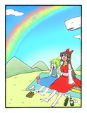 オーバーザレインボーのえぢゆ