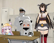 ほっぽちゃんと授業参観