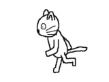 【GIFアニメ】唐突に衝突するねこ