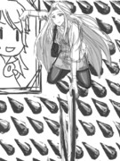 何故か壁中棘だらけの部屋で鞭を使いぶら上がり続ける時子様。