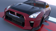 NISSAN GT-R R35 2017年モデル MMD配布予定