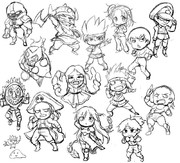 ワールドヒーローズ2らくがき