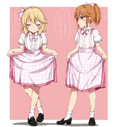 カーテシー ニコニコ静画 イラスト