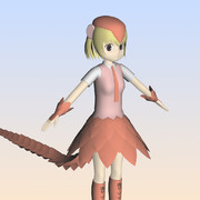 オオセンザンコウのフレンズ製作中