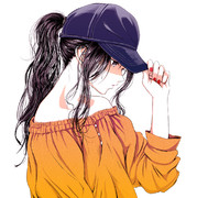 俯き ニコニコ静画 イラスト