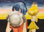 かばんちゃんの隣が、わたしの縄張りだから