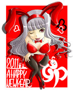 赤いバニーって…ぐっとくるよね？貴音と赤いバニーが合わさっ（ｒｙ