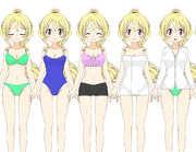 ももこを脱がして色々着せてみました１