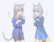 にゃしがらさんとゴトにゃんこさん