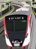 某鉄道雑誌の表紙風 都営5500形