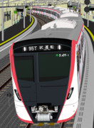 某鉄道雑誌の表紙風 都営5500形