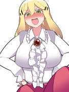 「ああああああら威張っていた割には大したことのないサイズね！！！」