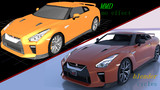 NISSAN GT-R R35 2017 （外装のみ）　MMDモデル配布あり