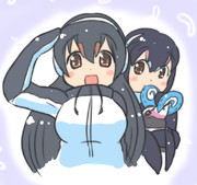 ジェーンとふるる～とグレープ君らくがき