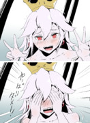 例のキングテレサ姫（撮影中）