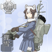 艦娘に化けたタヌキちゃん