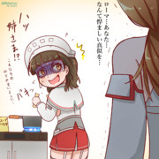 パスタ折ってるとこ見られたローマさん