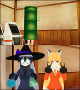 キツネたちの仮装