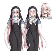 シスター ニコニコ静画 イラスト