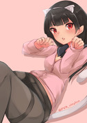 ネコミミでタイツな磯風ちゃん