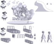 伯方のＡＣＴ -  エネミー[ Salt Golem ] ( 20/100% )