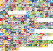 交代4ｺﾏのｷｬﾗを描いてみた(まとめ)