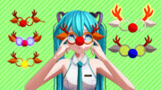【MMD】トナカイはなメガネ【アクセサリ配布】