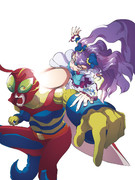 膝蹴りミルキィローズ