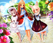 【今日のレア様】かわいい３人組♪