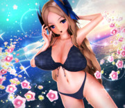 【朝ビキニ：朝風編】朝姫と ビキニデート…♡