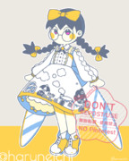 カビカフェ風ワンピース（リップルスターの女王様）