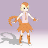 オオセンザンコウ アニメ世代型【MMDモデル配布】