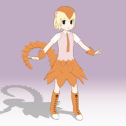 オオセンザンコウ アニメ世代型【MMDモデル配布】