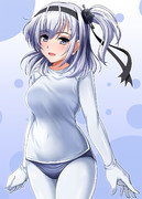 白インナーな涼月