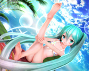 【ちびミクちゃん萌えリンク】おみあし あげあげ…♡