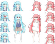 琴葉姉妹 立ち絵素材