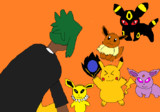 お面が気になって仕方がないポケモン