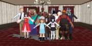 ダウンロードしたキャラの比較