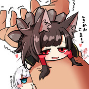 手乗り ニコニコ静画 イラスト