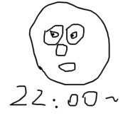 16874 ： 緑 ：2018/11/27(火) 21:59:45 タイトル:22時