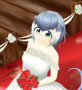 純白の女神 花嫁コツメカワウソ